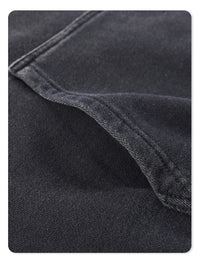 Washed Gradient Worn Hooded Sweater For Men