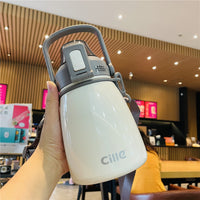 Stainless Steel Pot-belly Cup Portable Large-capacity Insulated Water Bottle