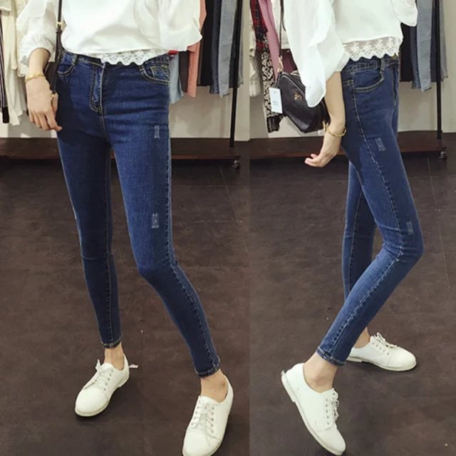 Stretch Pants Korean Slim Pencil Pants