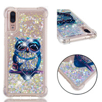 Transparent glitter quicksand TPU soft shell