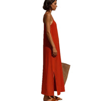 Strapless Square-neckline Resort-style Dress