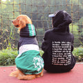 Thicken pet autumn and winter clothes