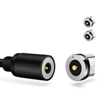 Compatible with Apple , Three-in-one 360 degree blind magnetic data cable Round magnetic charging cable