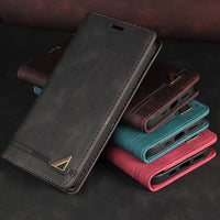 Leather Flip Faux Protective Phone Case