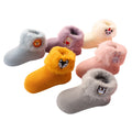 Brushed Embroidery Baby Socks Autumn And Winter Plus VelvetBrushed Embroidery Baby Socks Autumn And Winter Plus Velvet