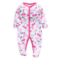 Baby cotton print jumpsuit