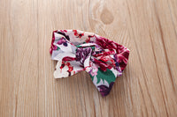 Printed jumpsuit pants headband three-piece
