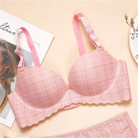 Plaid teenage student underwear