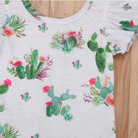 Cotton printed cactus suit