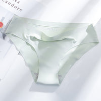 Ice Silk Underwear Women's Seamless One-piece Comfortable Underwear