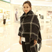 Fashion all-match lady big shawl scarf