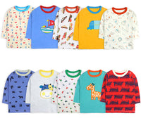 Printed cotton baby bottom shirt