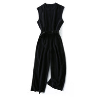 Elegant Pure Color Slimming Jumpsuit For Women