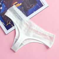 Pure cotton beautiful sexy lace thong
