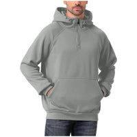 Men's Fashionable All-Match Multi-Color Half-Zip Hoodie