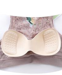 No steel ring vest-style gather bra thin section