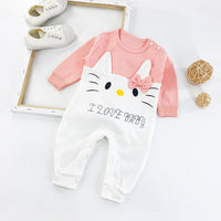 Newborn Baby One-Piece Romper Three-Month Baby Outing Clothes