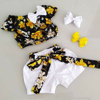 Children's floral suit