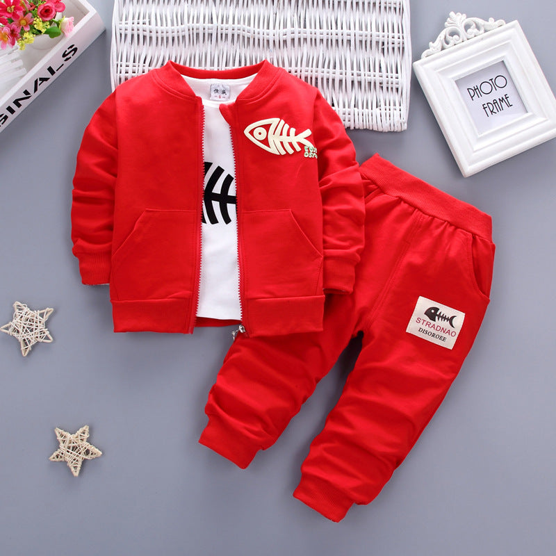 Children's three-piece children's clothing