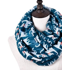 Cartoon cat print scarf cat Bali yarn scarf silk scarf art pattern to protect the heating square scarf