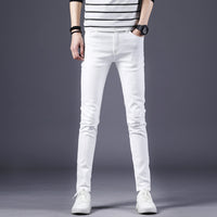 Slim fit little feet casual black long pants