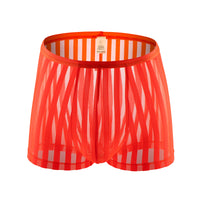 Striped Transparent Boxers Breathable Mesh