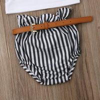 Girls T-shirt shorts suit