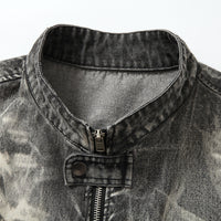 Men's Trendy Printed Stand Collar Coat Jacket