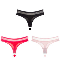 Cotton low-rise seamless women's briefs
