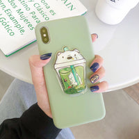Decompression quicksand bag mobile phone case