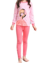 Children's long sleeve girls pajamas