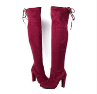Women's High Heel Pointed Toe Over-the-knee Boots