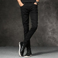 Slim-fit stretch men's pants