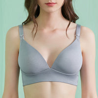 Nursing bra without steel ring