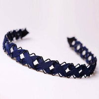Hollow chiffon woven headband