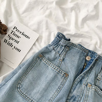 All-match elastic waist shorts