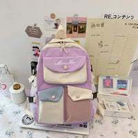 Simple Badge High School Student Hunior High School Student Backpack