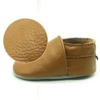 Baby Soft Bottom Solid Color Calf Leather Shoes Toddler Shoes