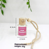Auto Perfume Glass Bottle Car Aromatherapy Pendant Wood Aromatherapy