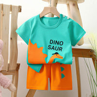 Short-sleeved Cotton Shorts Exercise Homewear Suit