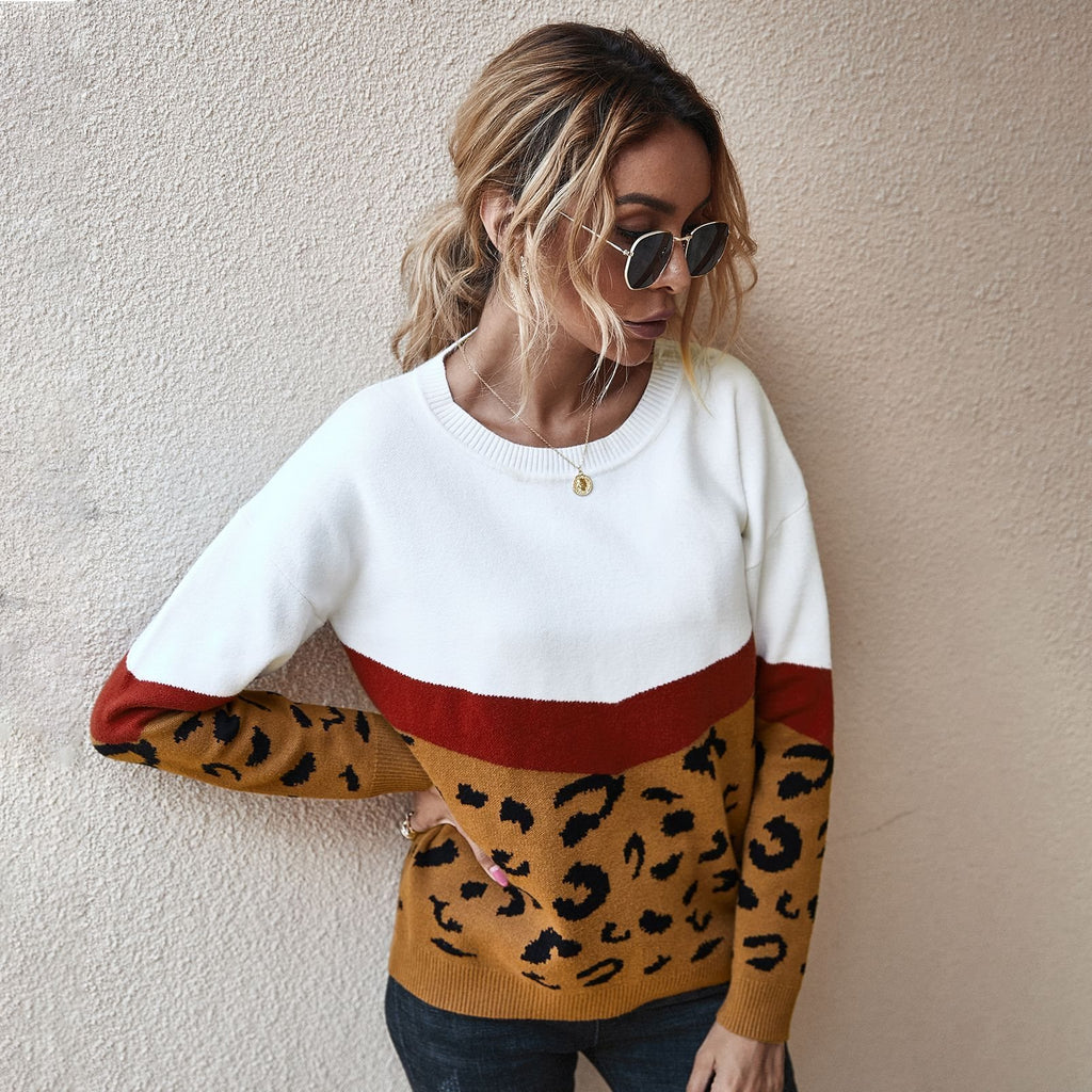 Design trend leopard print T-shirt women