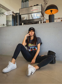 Sexy Stretch Frayed Jeans With Ripped Feet