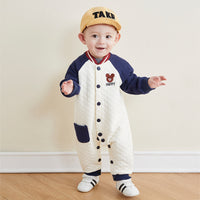 Baby one-piece spring and autumn air cotton one-piece