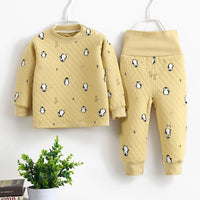 New Color Cotton Children's Thermal Underwear Set