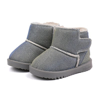 Autumn and winter baby plus velvet short boots