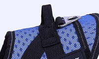 Adjustable dog traction chest and back