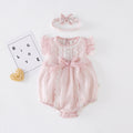 Newborn Small Flying Sleeve Triangle Romper Summer Baby Onesie