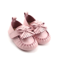 Leather Tassel Bow Peas Shoes British Style