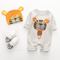 Animal tiger onesie suit