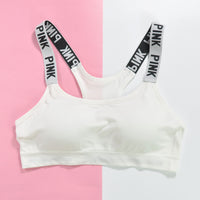 English alphabet sling strap wrap chest tube top
